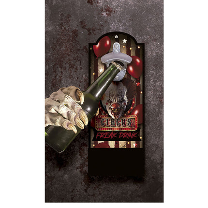 Halloween Ovi merkki Oluen avaaja Pelle 30cm