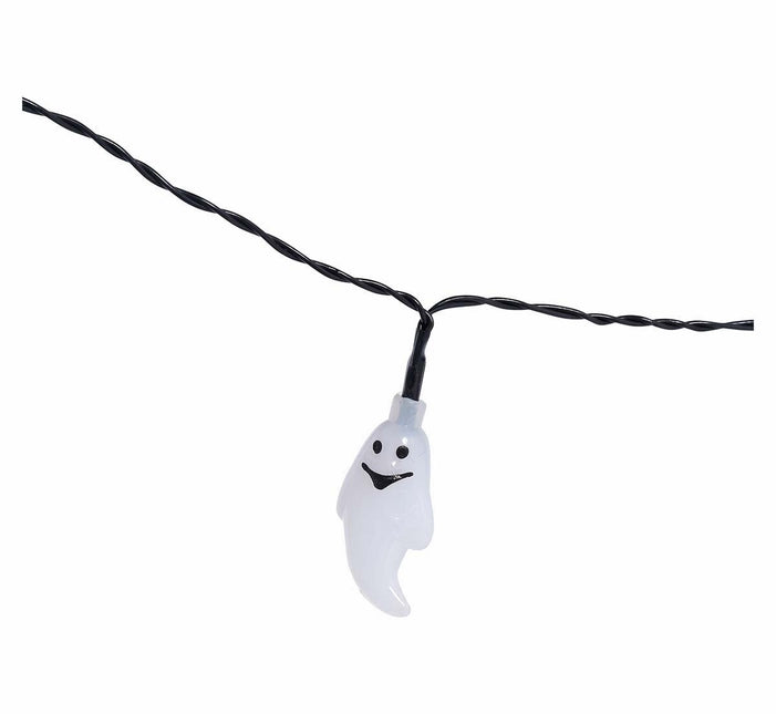 Halloween valo seppele LED aaveet 1.55m