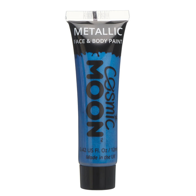 Cosmic Moon Metallic Face Paint sininen 12ml
