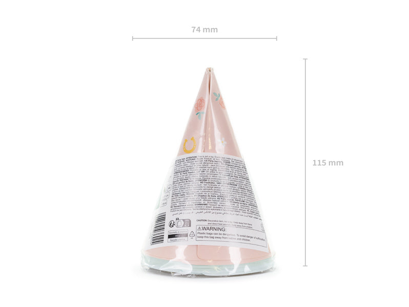 Hevosen juhlahatut 16cm 6kpl