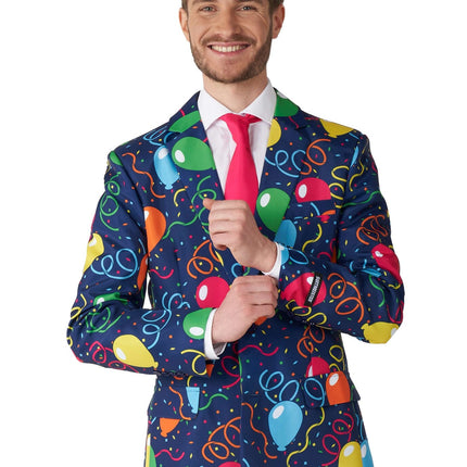 Puolueen ilmapallot puku miehet pukumestari