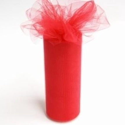 Punainen Tulle Roll 30cm 9m