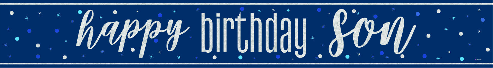 Hyvää syntymäpäivää banneri poika 2.74m