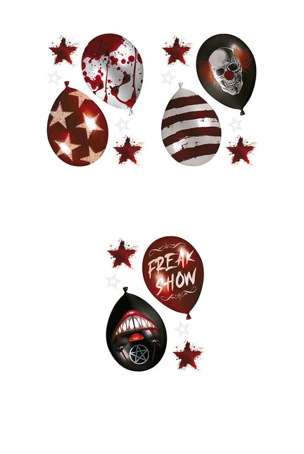 Halloween ikkuna koristelu ilmapallot