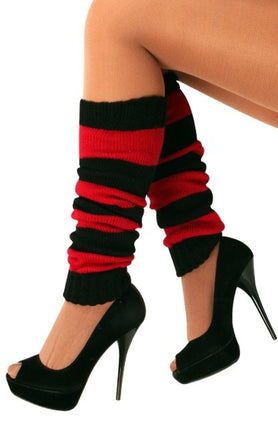 Säärilämmittimet Musta/Punainen