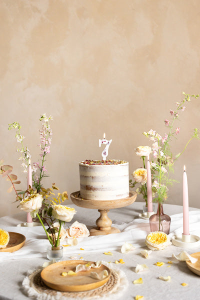 7 vuoden kynttilän terälehdet 8cm