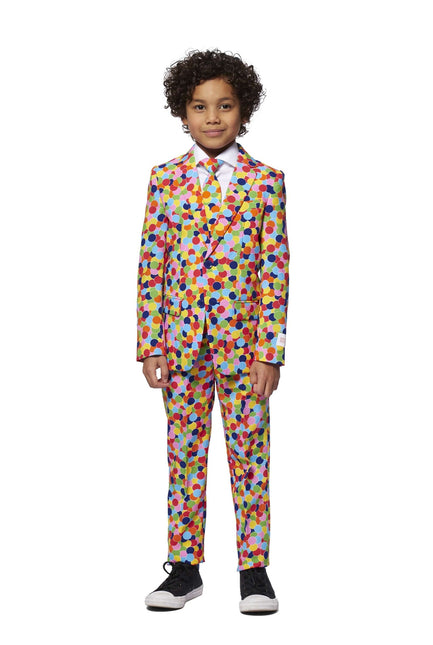 Puolueen konfetti puku poika OppoSuits