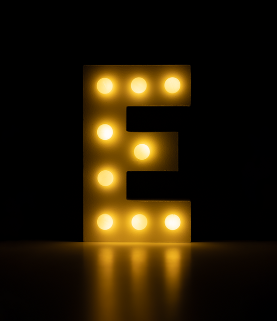 E Light Letter 16.5cm