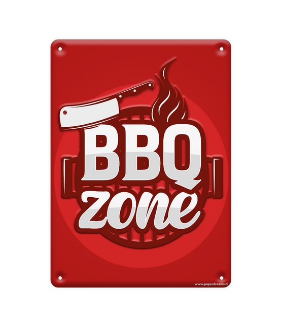 Metal Plate Bbq Zone