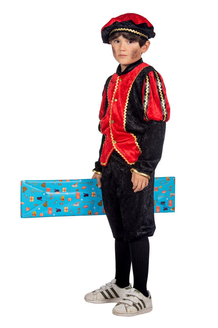 Pietenpak Kind Punainen/Musta Luxe