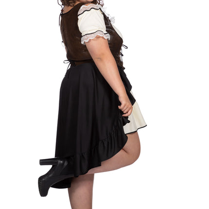 Cowgirl mekko naiset korsetti