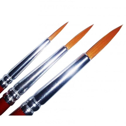 Punainen Schmink-harjasarja nro 2,4,6