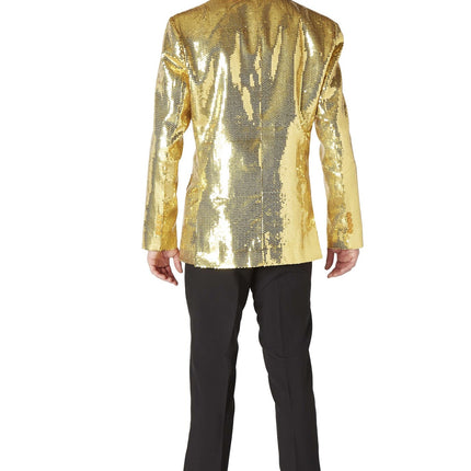 Kultainen puku paljetteja