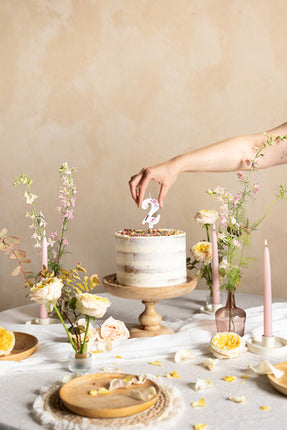 2 vuoden kynttilän terälehdet 8cm