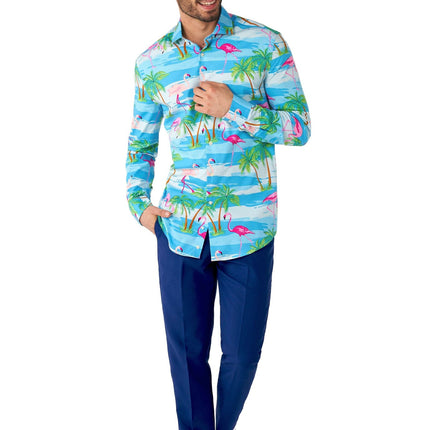 Hawaii Flamingo paita Miesten OppoSuits