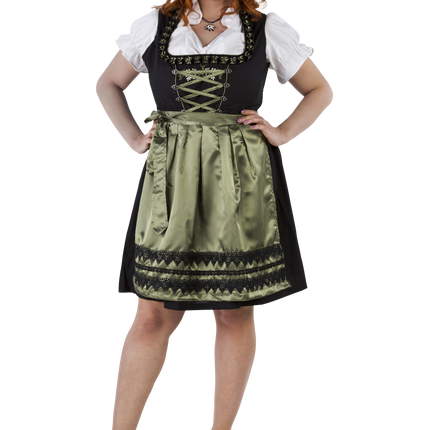 Musta Vihreä Dirndl Mekko Oktoberfest Ladies