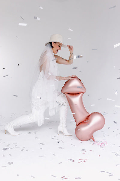 Polttarit Helium ilmapallo Pecker tyhjä