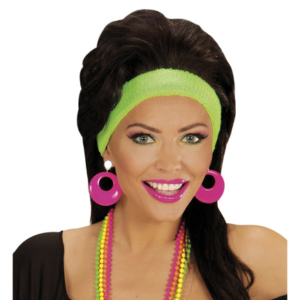 Neon vaaleanpunaiset korvakorut