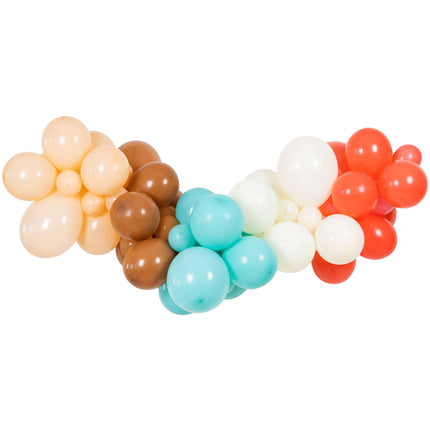 Värillinen ilmapallokaari 66 kpl