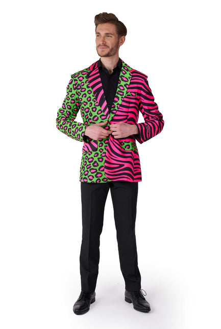 Panther Tiger Neon Blazer Miehet Suitmeister