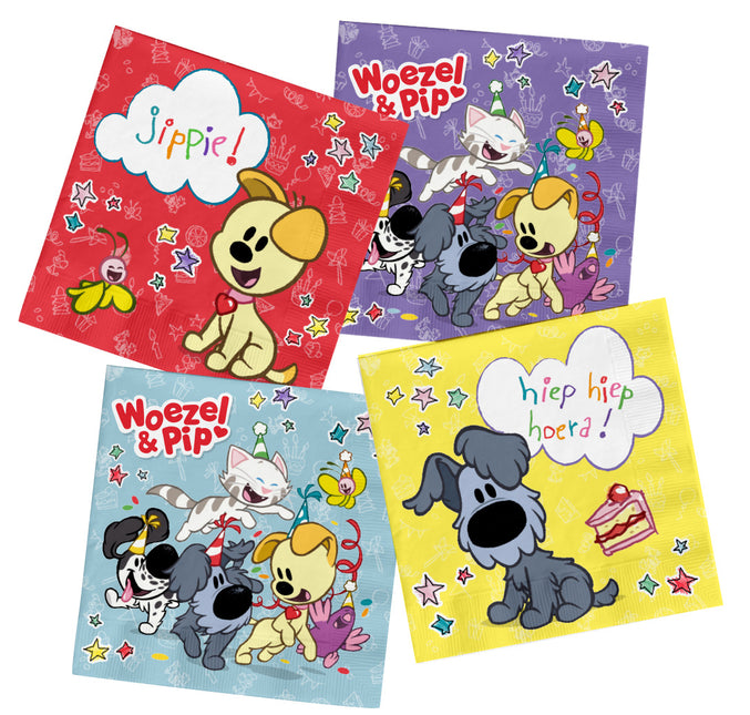 Woezel En Pip lautasliinat 33cm 20kpl