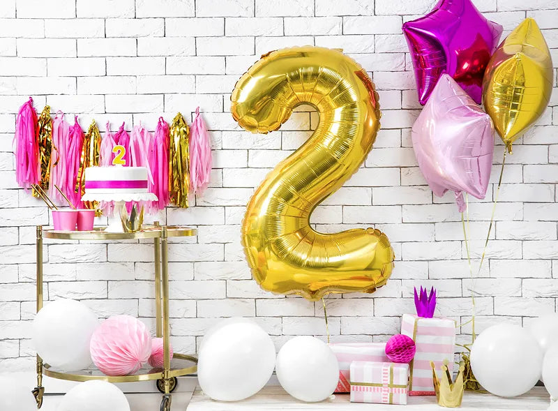 2 vuoden kynttilä Glitter