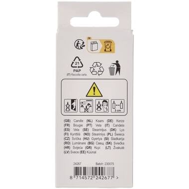 Kynttilä Pastellihahmo 7 Monivärinen