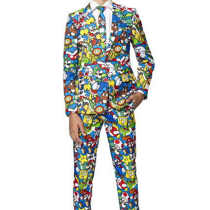 Super Mario puku poika teini OppoSuits