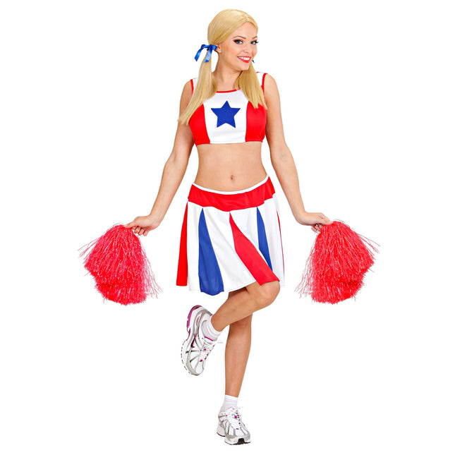 Cheerleader Pompom punainen