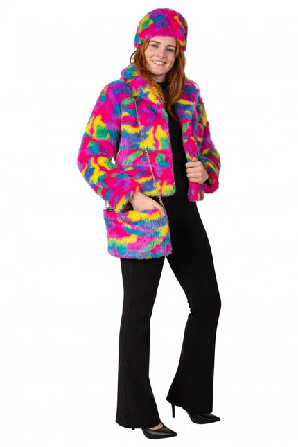 Kukkaro Plush Camouflage Rainbow