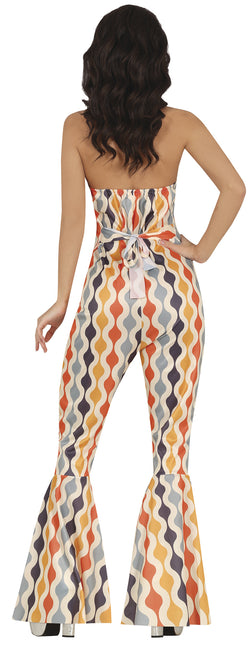 Disco 70S Jumpsuit Värilliset naiset