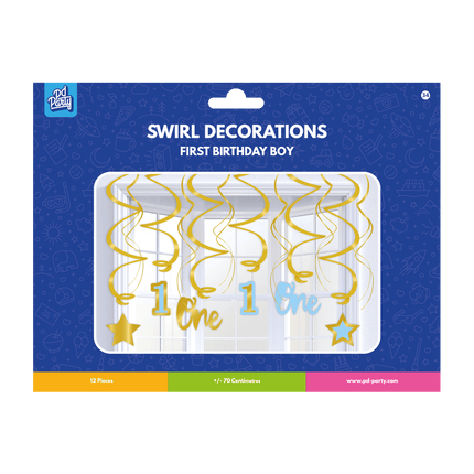 1 Vuosi Ripustettava koriste Poika 70cm