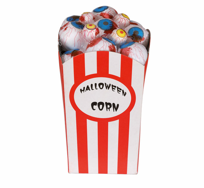 Halloween popcorn kulho silmäpallot 16cm