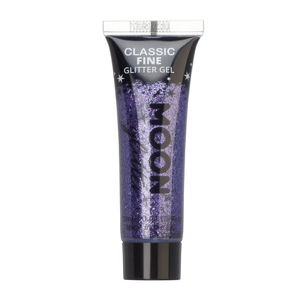 Moon Glitter Classic hieno glittergeeli laventeli 12ml