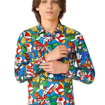 Super Mario paita poika teini OppoSuits