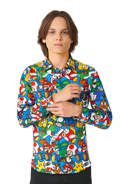 Super Mario paita poika teini OppoSuits