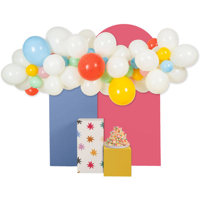 Värillinen ilmapallo kaari Starburst