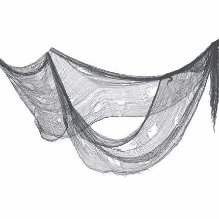 Halloween harmaa verhot kangas 2.28m