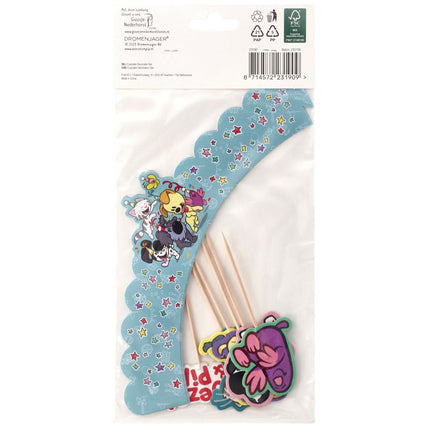 Woezel En Pip kuppikakkujen korkit 6kpl