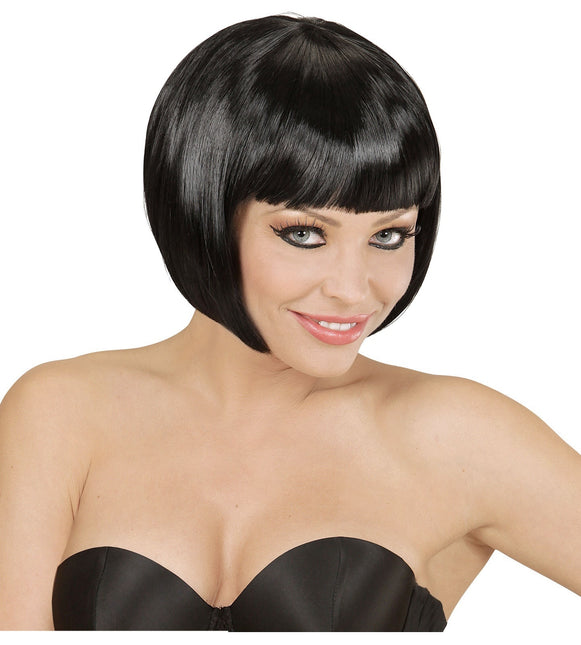 Musta peruukki Bobline