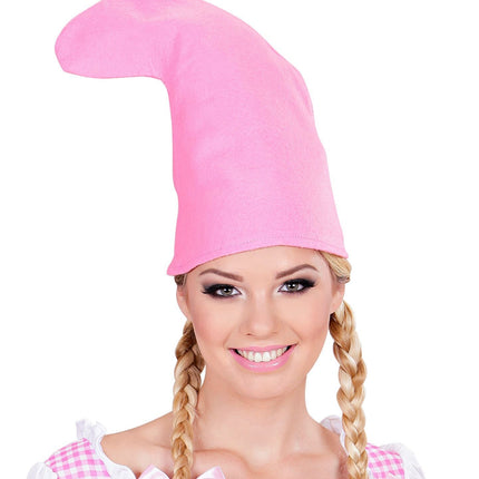 Gnome hattu vaaleanpunainen