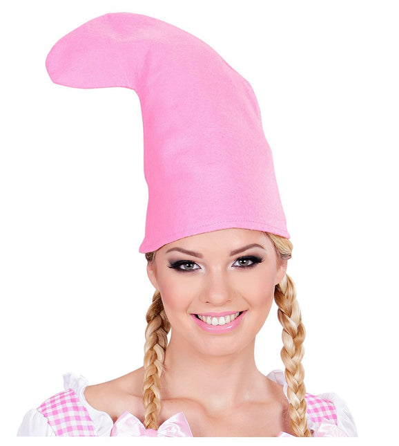 Gnome hattu vaaleanpunainen