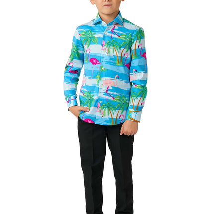Hawaii Flamingo paita poika OppoSuits