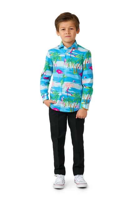 Hawaii Flamingo paita poika OppoSuits