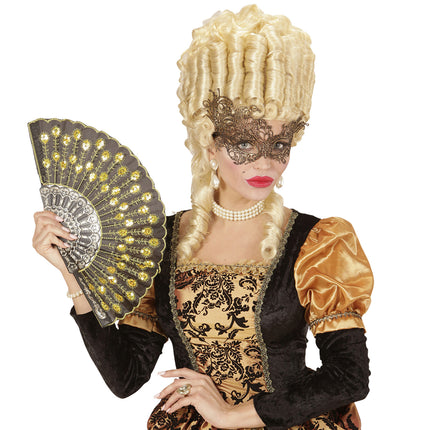 Kultainen silmä naamio pitsi