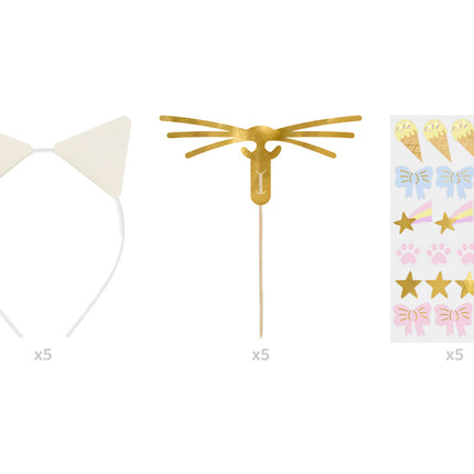 Kissan tarvikesarja 5 kpl