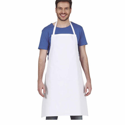 Valkoinen kokin esiliina