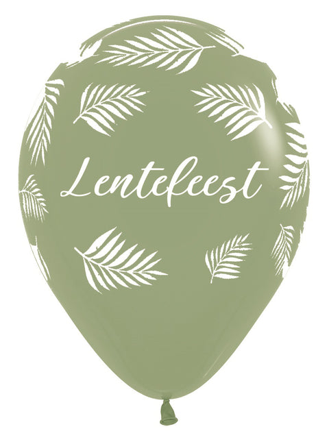 Ilmapallot Kevätjuhla Palmut Eukalyptus 30cm 25kpl 25cm 25kpl