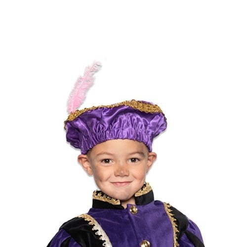 Baretti satiini sulka violetti