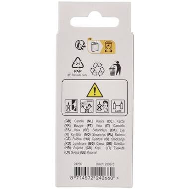 Kynttilä Pastellihahmo 6 Monivärinen